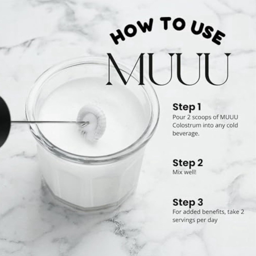 Optimal Prime - MUUU Bovine Colostrum Hair, Skin, and Nails, 120 Servings - Picture 3 of 13